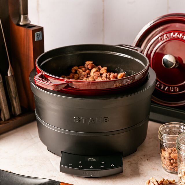 4 qt, Round, Dutch Oven, Grenadine,,large