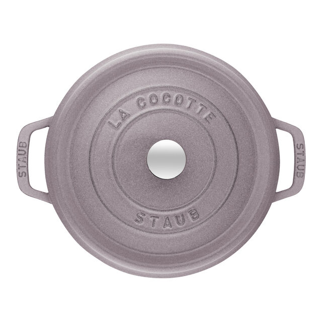7 qt, Round, Dutch Oven, Lilac,,large