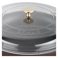 3.5 qt, Braiser With Glass Lid, Matte Espresso,,large