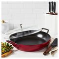 3.5 qt, Braiser With Glass Lid, Cherry,,large