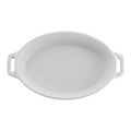 2-pc, Oval Baking Dish Set, White,,large
