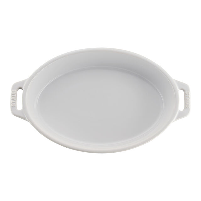 2-pc, Oval Baking Dish Set, White,,large