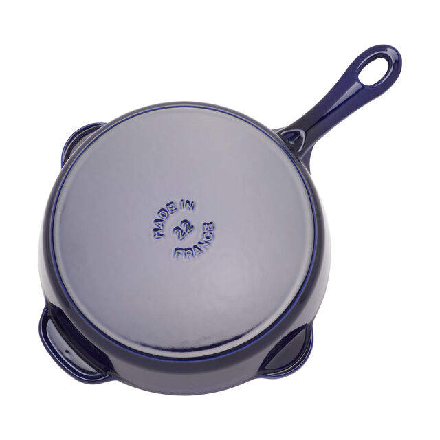 8.5-inch, Traditional Deep Skillet, Dark Blue - Factory Second,,large