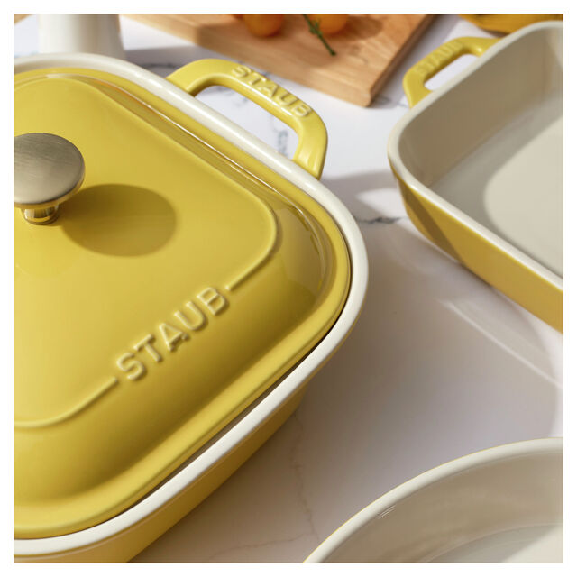 4-pc, Mixed Baking Dish Set, Citron,,large