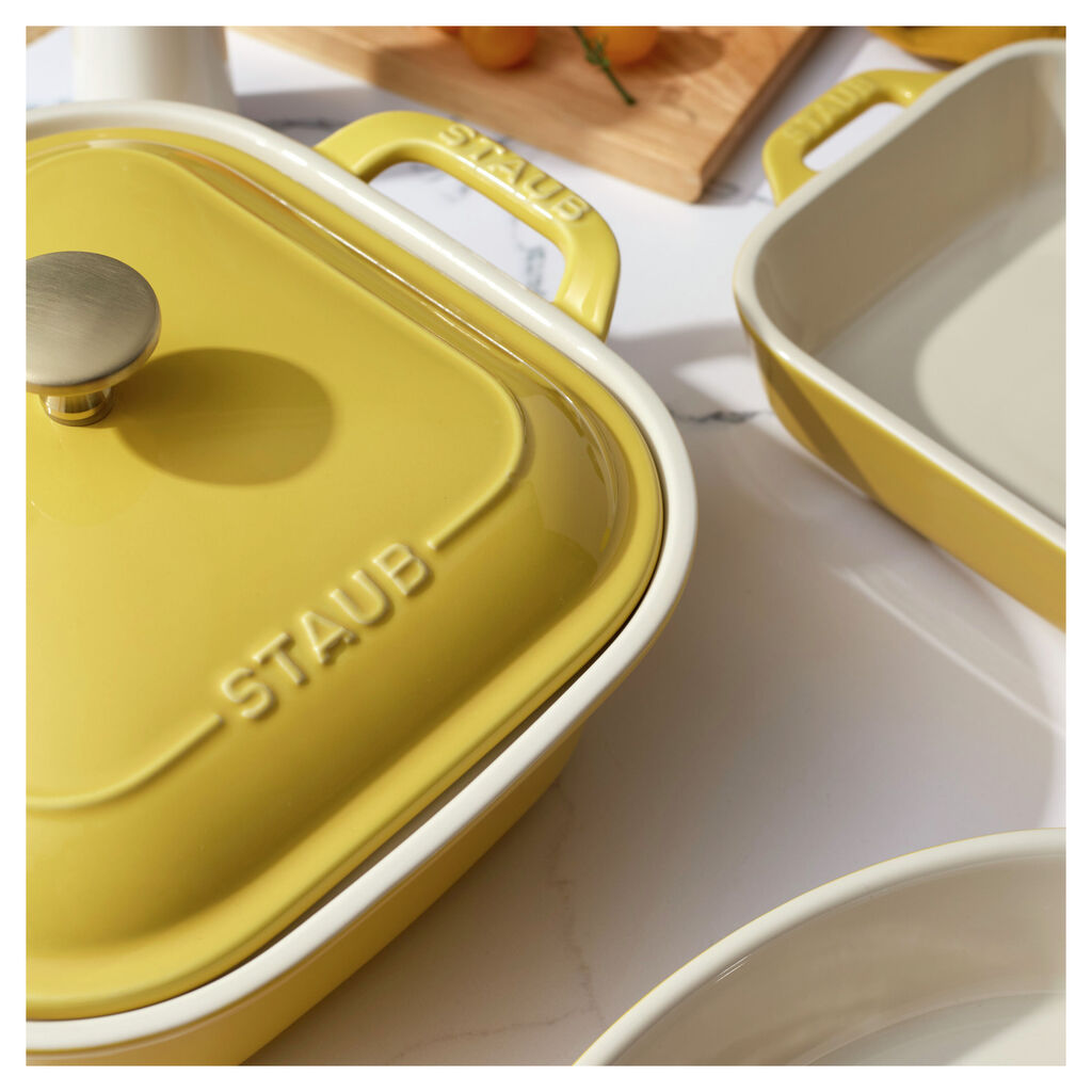 4-pc, Mixed Baking Dish Set, Citron,,large