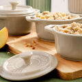3-pc, Mini Round Dutch Oven Set, Sesame,,large