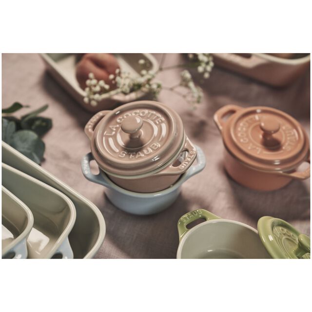 6-pc, Mini Round Dutch Oven Set Macaron, Mixed Colors,,large