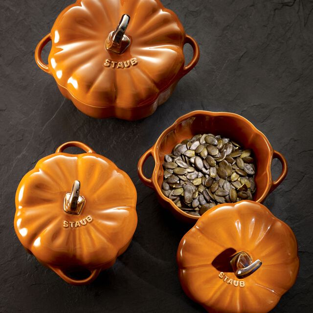 0.5 qt, Pumpkin, Petite Dutch Oven, Burnt Orange,,large