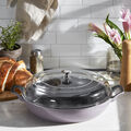 3.5 qt, Braiser With Glass Lid, Lilac,,large