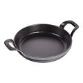 6-inch, Round, Gratin Baking Dish, Graphite Grey,,large