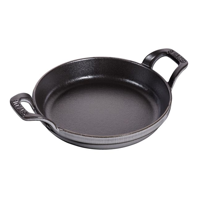 6-inch, Round, Gratin Baking Dish, Graphite Grey,,large