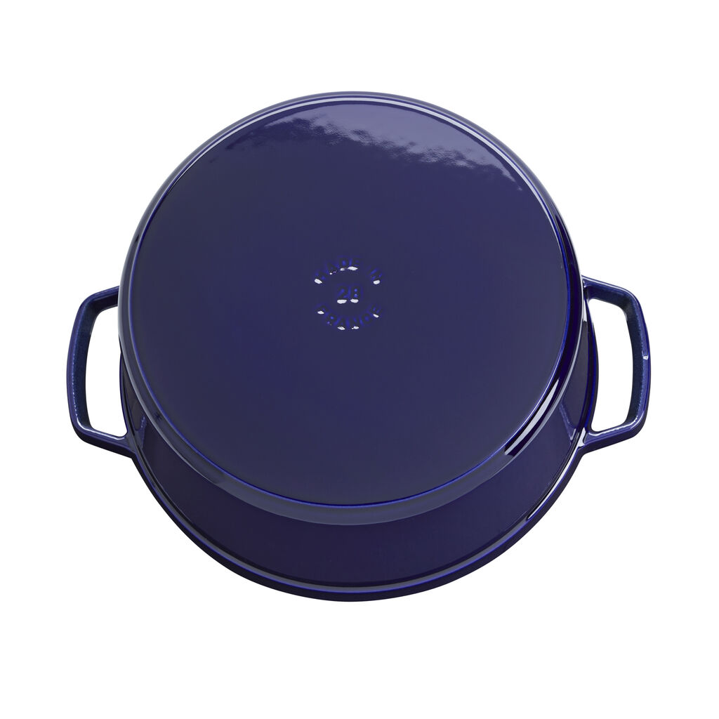6.5 qt, Braise and Grill Dutch Oven Set, Dark Blue,,large