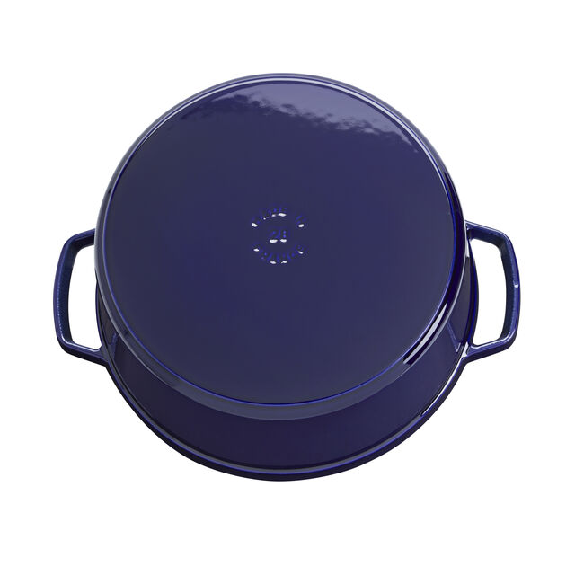 6.5 qt, Braise and Grill Dutch Oven Set, Dark Blue,,large