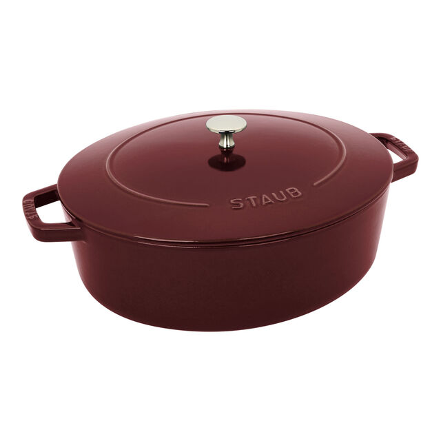 6 qt, Wide Oval French Oven, Grenadine,,large