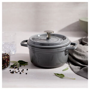 1.25 qt, Round, Dutch Oven, Graphite Grey