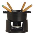 4-inch, 0.25-qt Mini Chocolate Fondue Set, Matte Black,,large