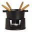 4-inch, 0.25-qt Mini Chocolate Fondue Set, Matte Black,,large preview