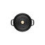 13.25 qt, Round, Dutch Oven, Matte Black - Factory Second,,large preview