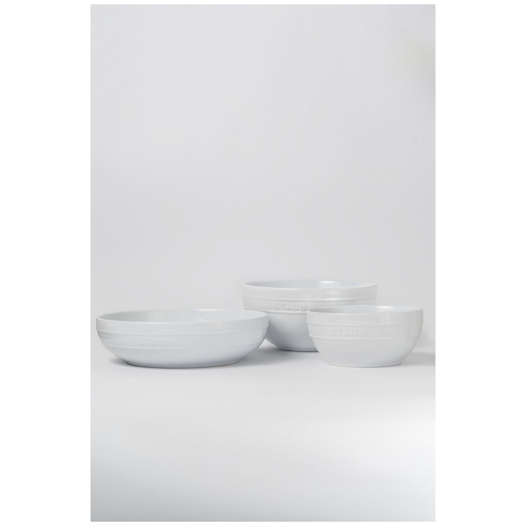 11.5-inch, Shallow Serving Bowl, White,,large