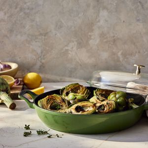 3.5 qt, Braiser With Glass Lid, Pistachio