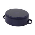 6 qt, Wide Oval French Oven, Dark Blue,,large