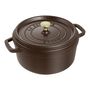 5.5 qt, Round, Dutch Oven, Matte Espresso,,large