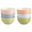 4.5-inch / 6-pc, Bowl set macaron, Mixed Colors,,large preview