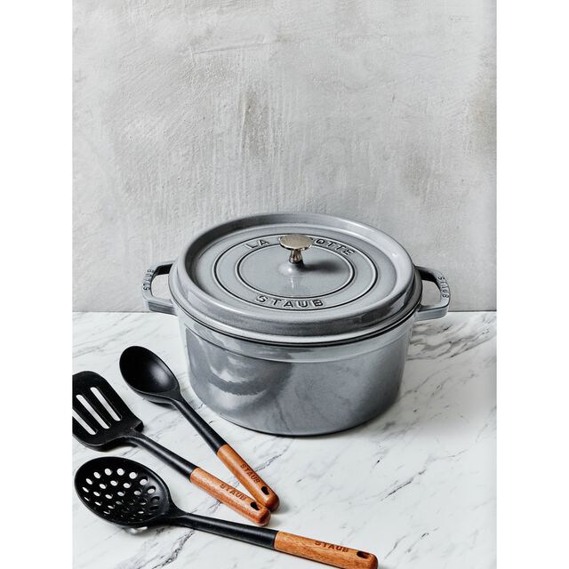 7 qt, Round, Dutch Oven, Graphite Grey,,large