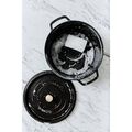 0.75 qt, Round, Dutch Oven, Matte Black,,large