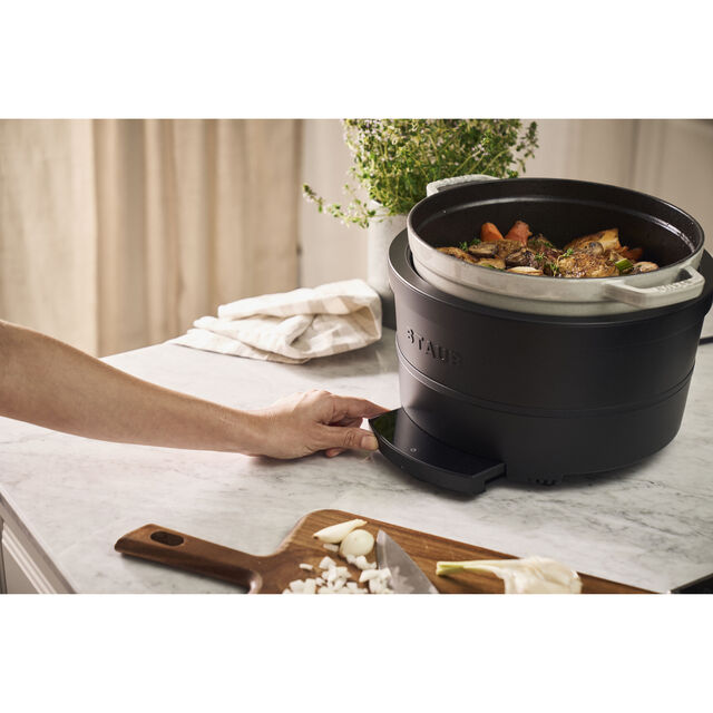Precision Induction Multi Cooker, Matte Black,,large