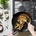 11-inch, Traditional Deep Skillet, Grenadine,,large