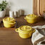 3-pc, Mini Round Dutch Oven Set, Citron,,large preview
