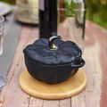 0.75 qt, Pumpkin, Petite Dutch Oven, Matte Black,,large