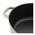 6 qt, Wide Oval French Oven, White Truffle,,large