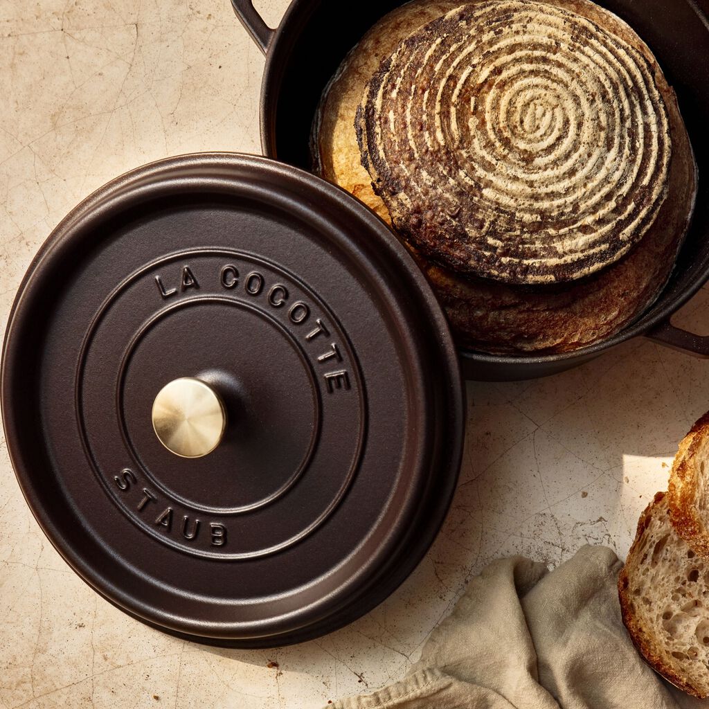 4 qt, Round, Dutch Oven, Matte Espresso,,large