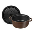 4 qt, Round, Dutch Oven, Matte Espresso,,large