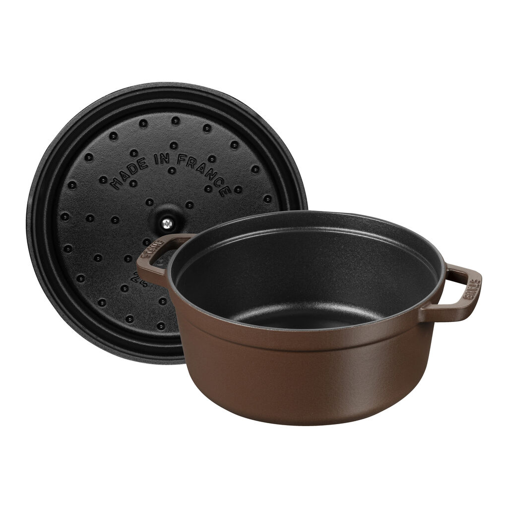 4 qt, Round, Dutch Oven, Matte Espresso,,large