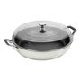 3.5 qt, Braiser With Glass Lid, Dark Blue,,large