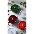 4 qt, Round, Cocotte, Cherry - Factory Second,,large