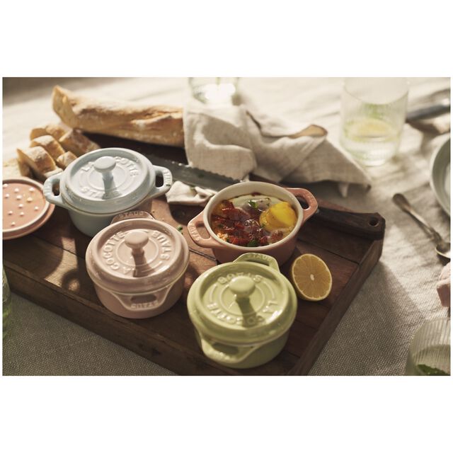 6-pc, Mini Round Dutch Oven Set Macaron, Mixed Colors,,large