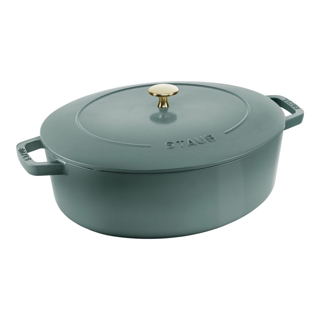 6 qt, Wide Oval French Oven, Eucalyptus,,large