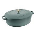 6 qt, Wide Oval French Oven, Eucalyptus,,large