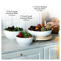 11.5-inch, Shallow Serving Bowl, White,,large