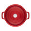 5 qt, Round, Dutch Oven Deep, Cherry - Factory Second,,large preview