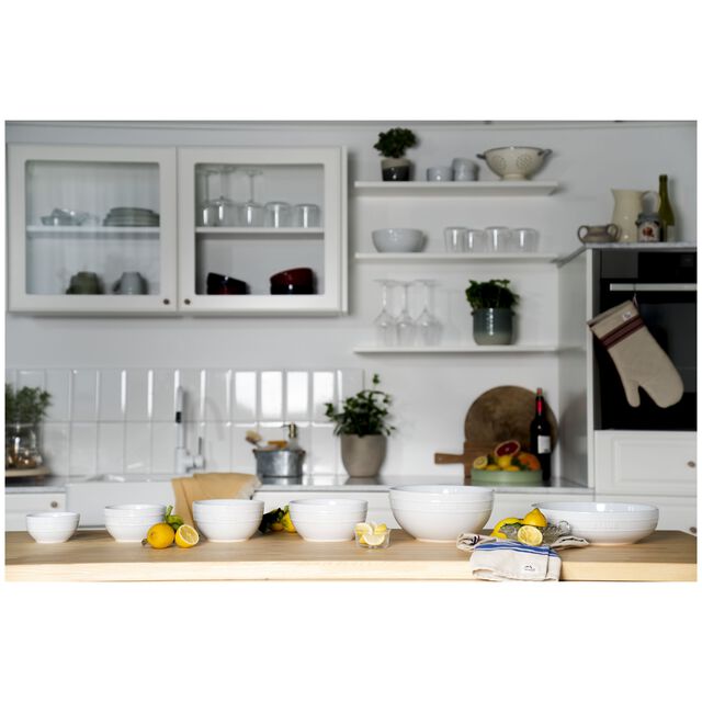 11.5-inch, Shallow Serving Bowl, White,,large