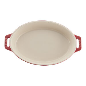 2-pc, Oval Baking Dish Set, Cherry