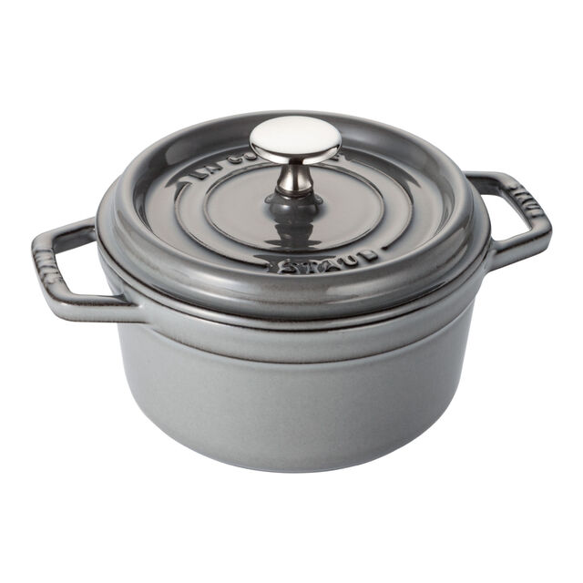 1.25 qt, Round, Dutch Oven, Graphite Grey,,large