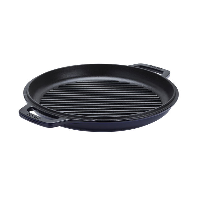 6.5 qt, Braise and Grill Dutch Oven Set, Dark Blue,,large