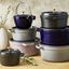 4 qt, Round, Dutch Oven, Dark Blue,,large preview