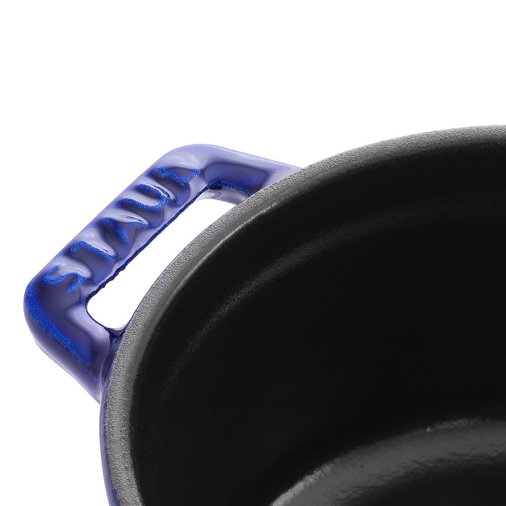 0.25 qt, Mini Round Dutch Oven, Dark Blue,,large